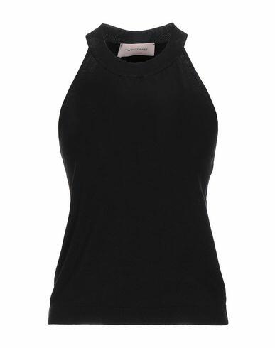 Twenty Easy By Kaos Woman Top Black Viscose, Polyester Cover