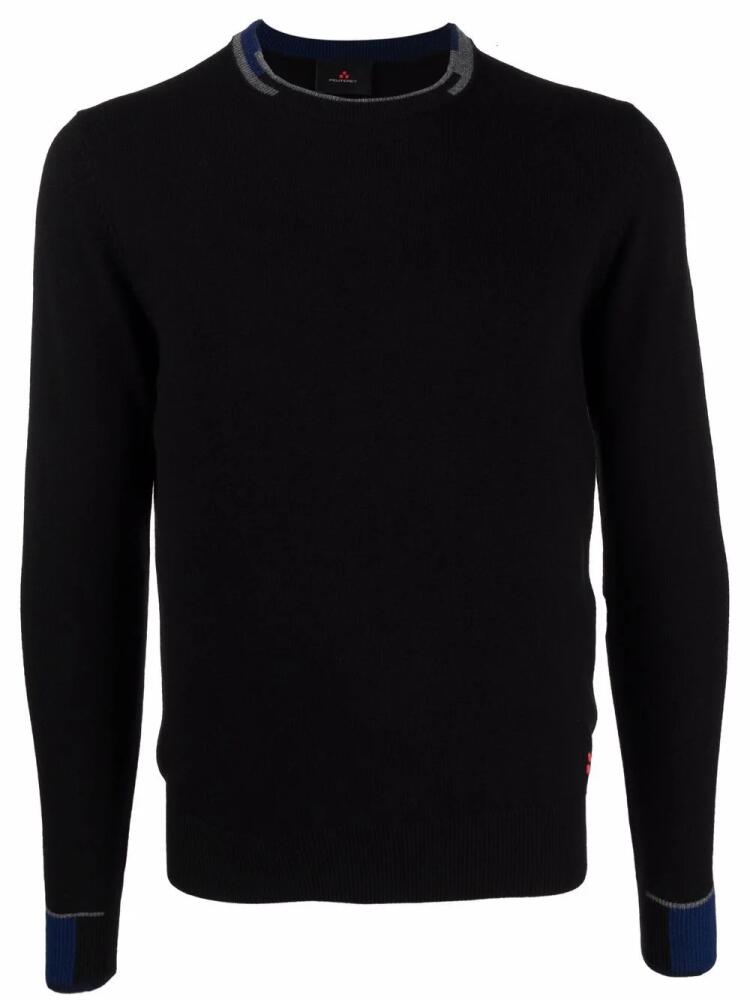 Peuterey contrast-trim jumper - Black Cover