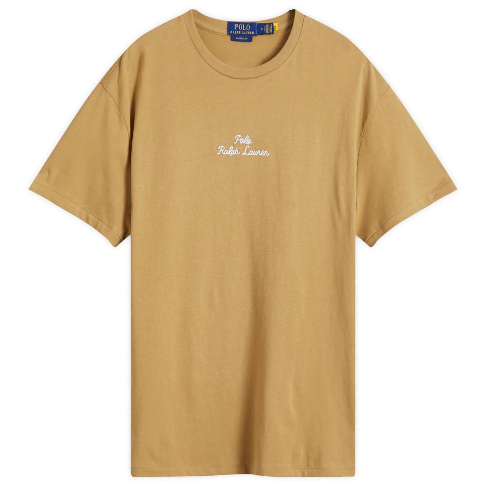 Polo Ralph Lauren Men's Script Logo T-Shirt in New Bronze Cover