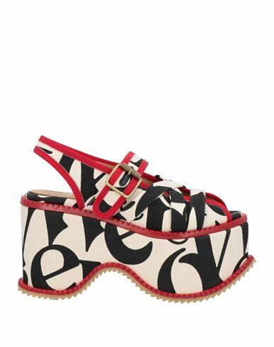 Vivienne Westwood Woman Sandals Black Textile fibers Cover