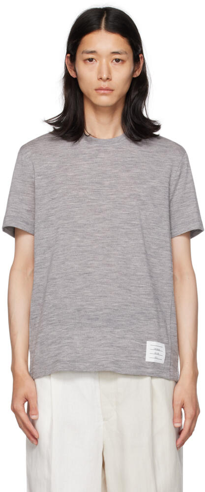 Thom Browne Gray 4-Bar T-Shirt Cover