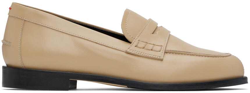 Aeyde Beige Oscar Loafers Cover