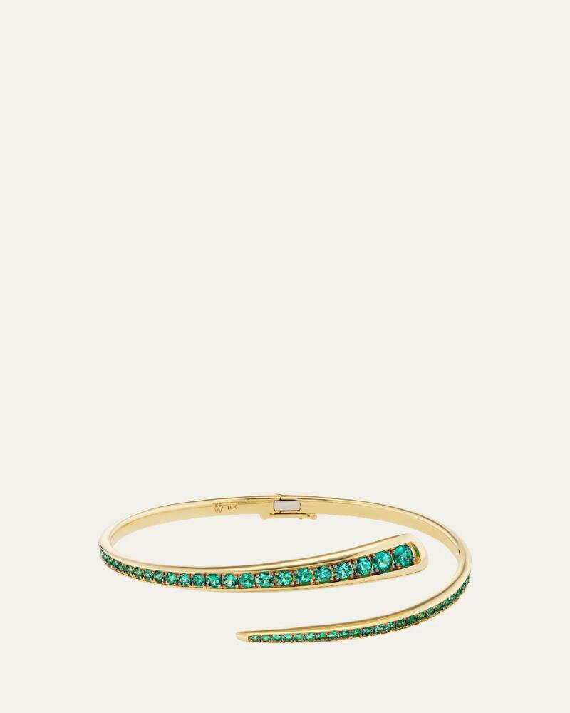 Emily P. Wheeler 18K Yellow Gold Emerald Wrap Bracelet Cover