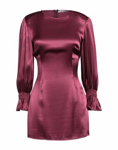 Mar De Margaritas Woman Mini dress Deep purple Viscose Cover