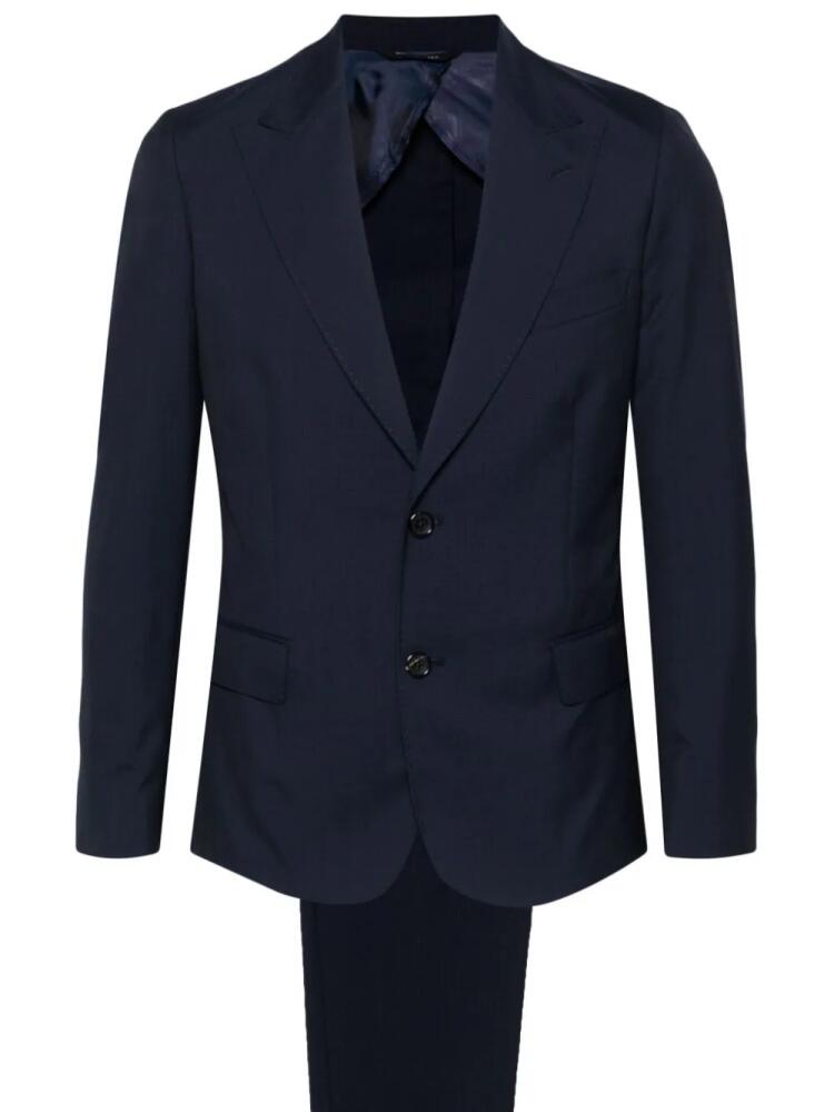 Reveres 1949 mini-check single-breasted suit - Blue Cover