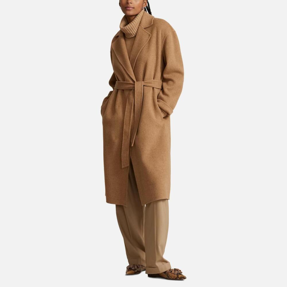 Polo Ralph Lauren Jacky Wool-Blend Wrap Coat Cover