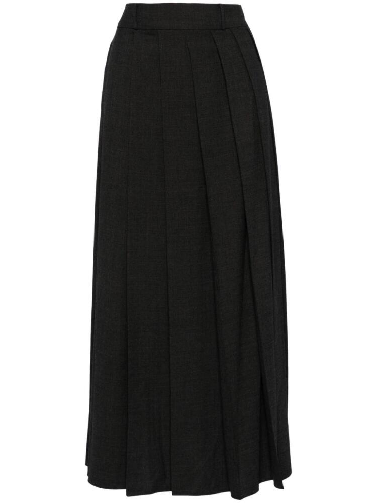 Dice Kayek pleated wool skirt - Grey Cover