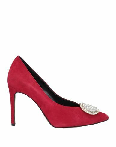 Francesco Sacco Woman Pumps Red Leather Cover