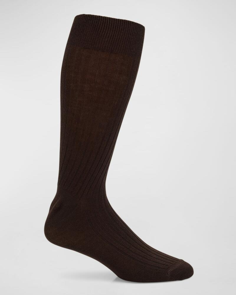 Neiman Marcus Men's 3-Pack Ribbed Crew Socks Cover