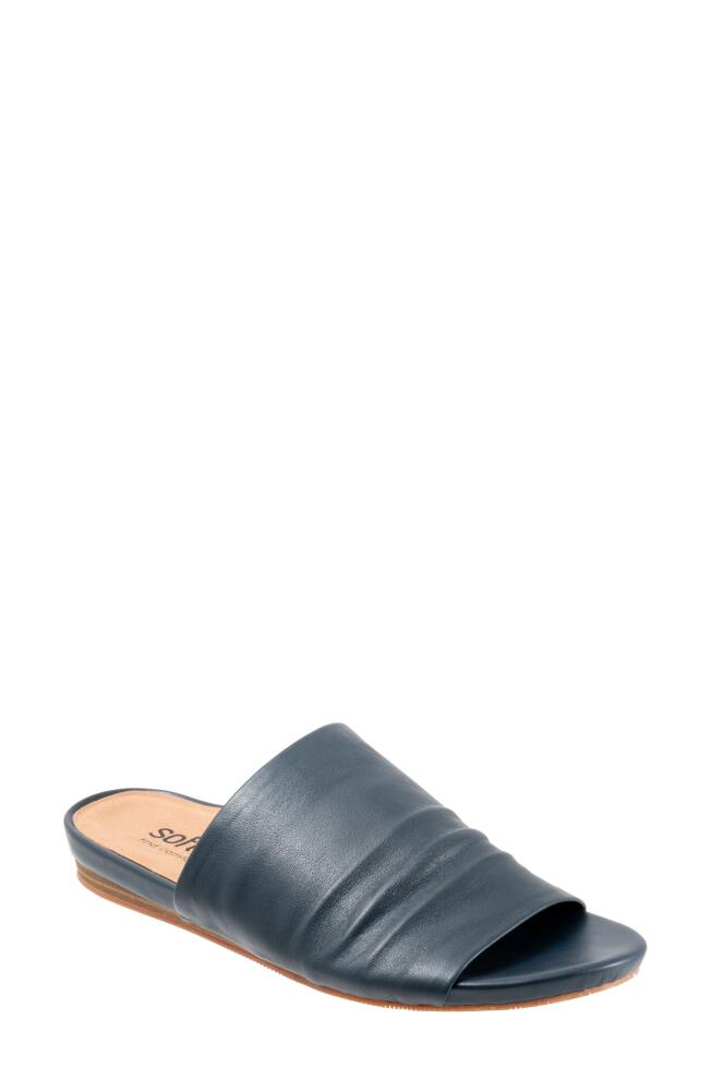 SoftWalk Camano Slide Sandal in Navy Cover