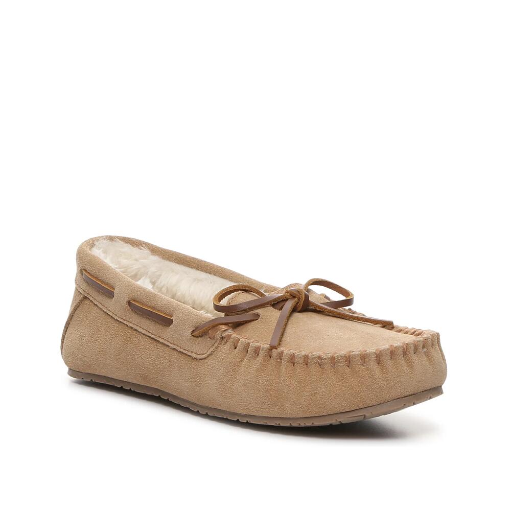 Minnetonka Lynda Trapper Moccasin Slipper | Women's | Cognac Cover