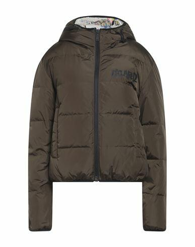 Dsquared2 Woman Puffer Military green Polyester Cover