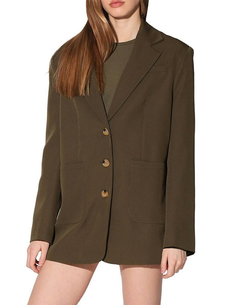 Walter Baker Women's Jagger Belted Oversized Blazer - Oregano Cover