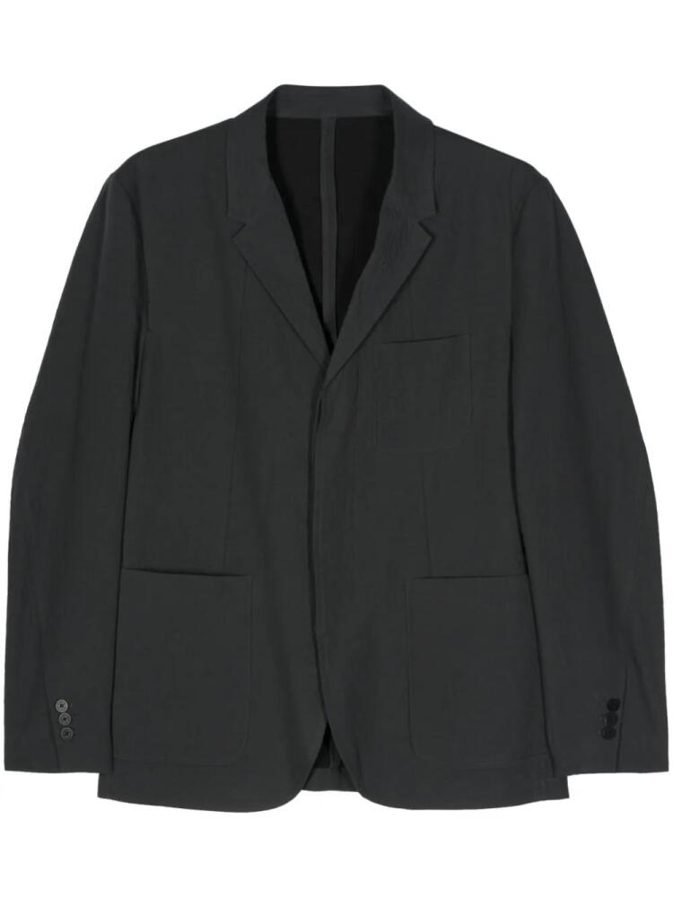 Neil Barrett single-breasted cotton blazer - Grey Cover