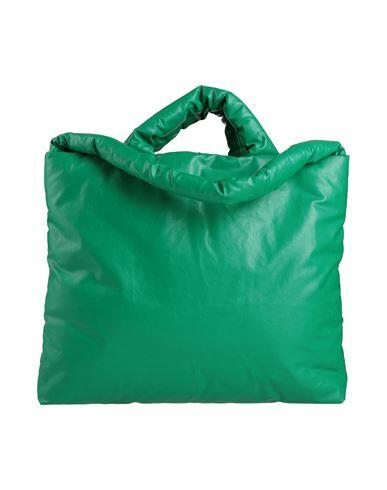 Kassl Editions Woman Handbag Green Cotton, Polyurethane, Elastane Cover