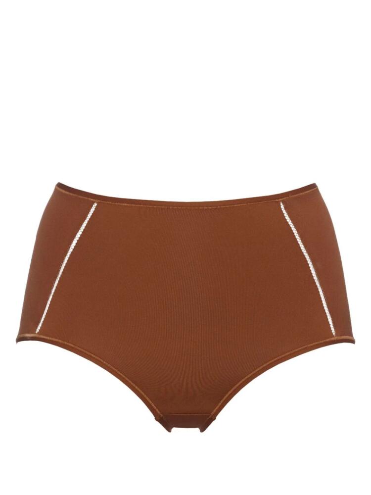 ERES Brina high-waisted briefs - Brown Cover