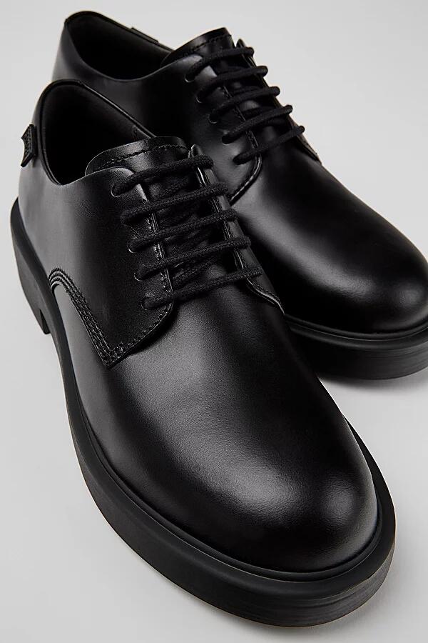 Camper Dean Leather Oxford Shoe in Black Cover