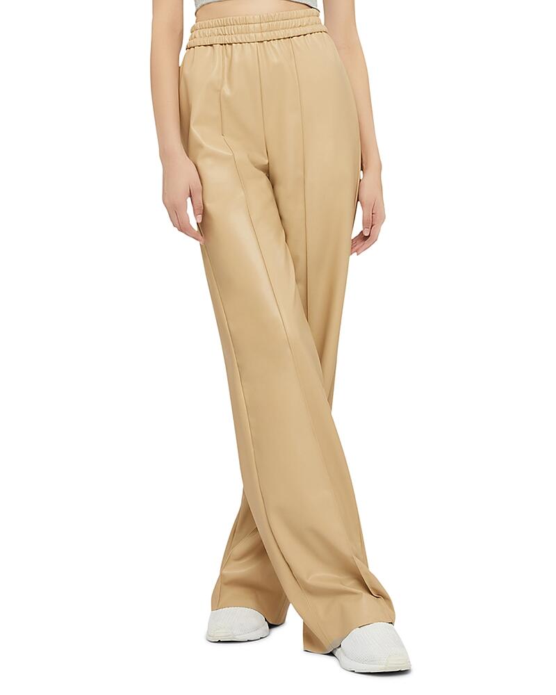 Wolford Faux Leather Wide Leg Pants Cover