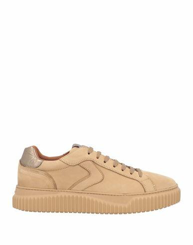 Voile Blanche Woman Sneakers Sand Soft Leather Cover