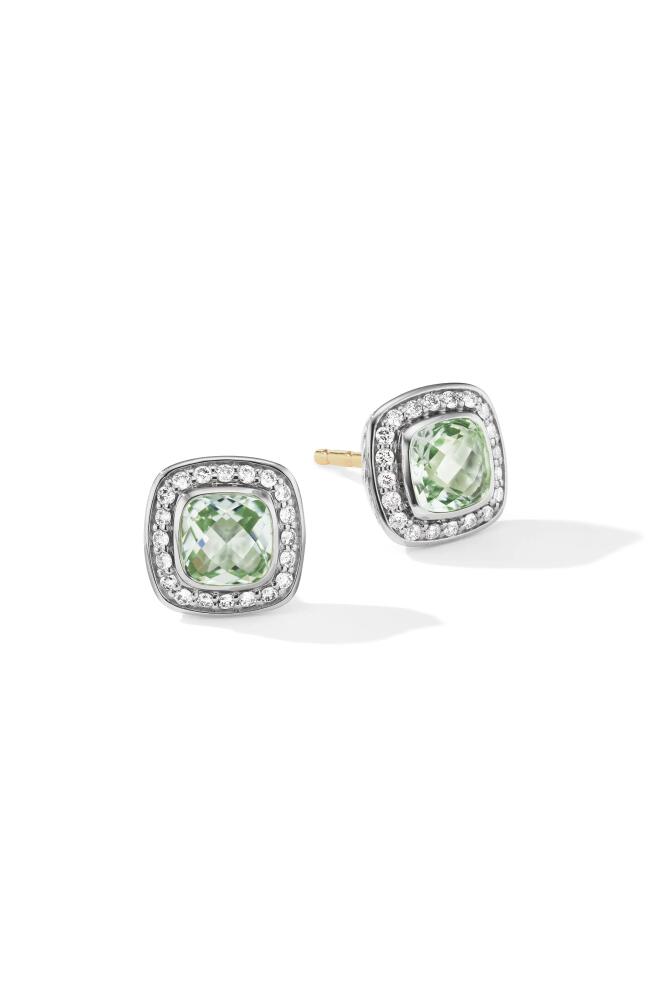 David Yurman Petite Albion Stud Earrings in Prasiolite Cover