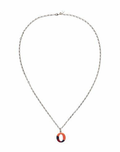 Chloé Woman Necklace Orange Brass Cover