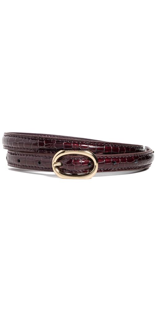 ANINE BING Mini Mara Belt Burgundy Cover