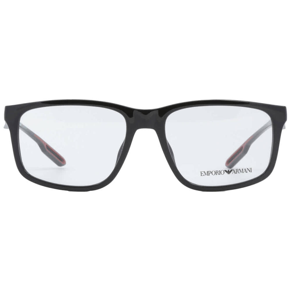 Emporio Armani Demo Square Mens Eyeglasses Cover