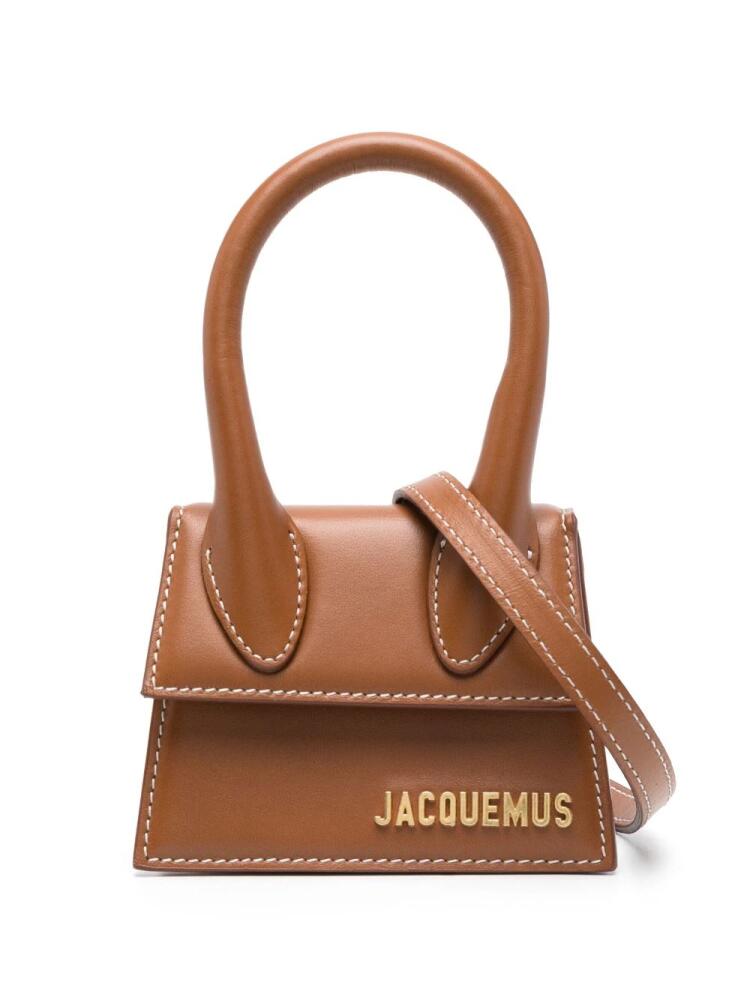 Jacquemus Le Chiquito leather mini bag - Brown Cover