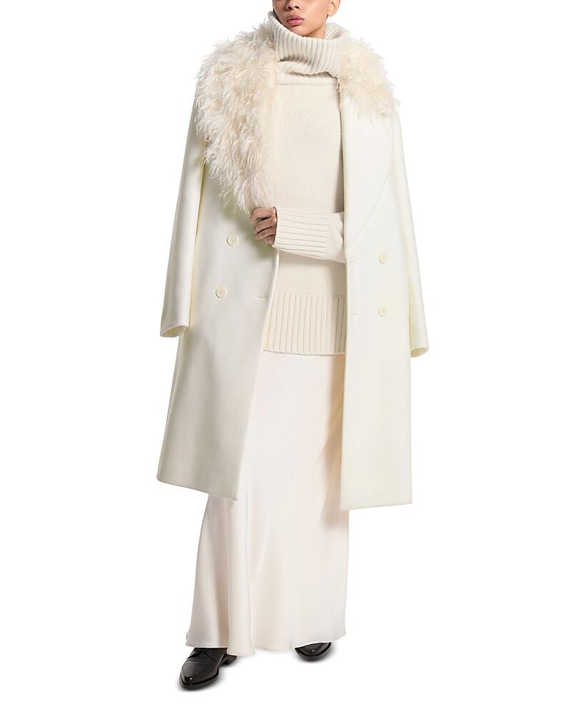 Michael Kors Collection Mohair Collar Coat Cover