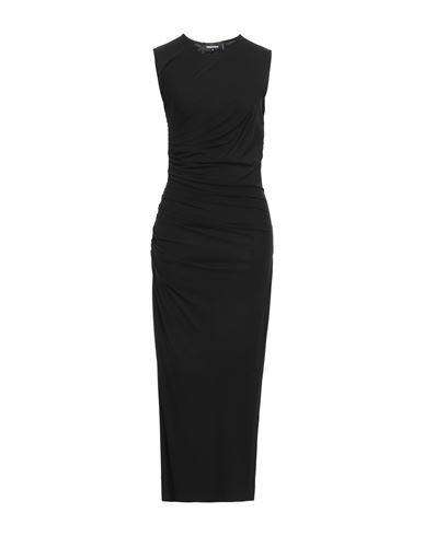 Dsquared2 Woman Maxi dress Black Viscose Cover