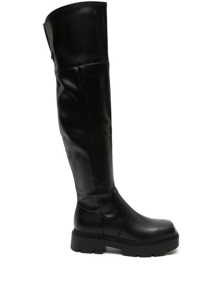 GUESS USA Rassa knee-high leather boots - Black Cover