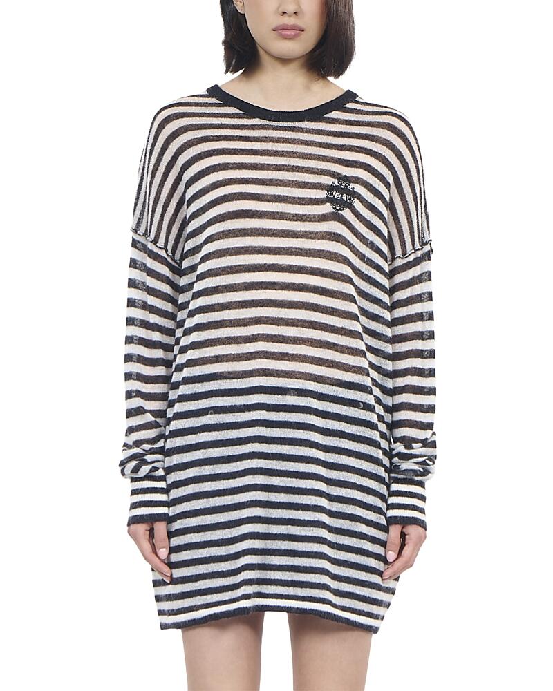 The Kooples Striped Drop Shoulder Sweater Cover