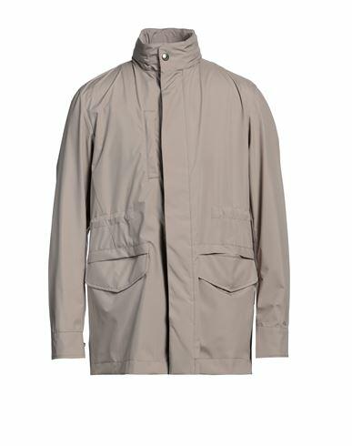 Kired Man Jacket Beige Polyester, Polyurethane Cover