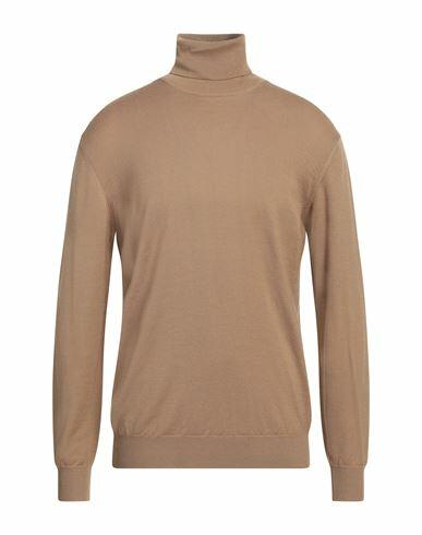 Thomas Reed Man Turtleneck Camel Merino Wool Cover