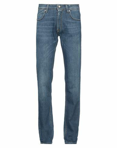 Re_hash Man Jeans Blue Cotton, Elastomultiester, Elastane Cover