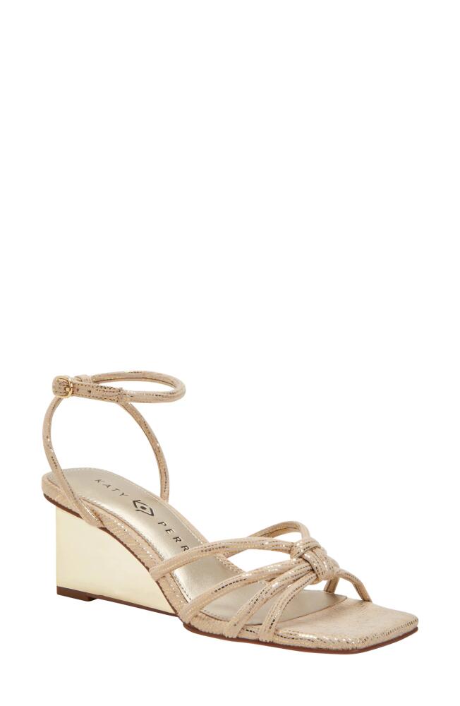 Katy Perry The Irisia Ankle Strap Wedge Sandal in Gold Cover