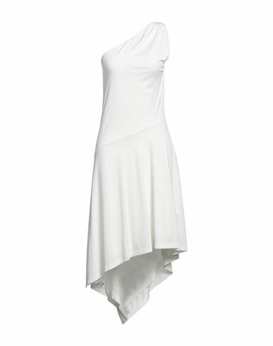 Jw Anderson Woman Midi dress Ivory Viscose, Polyamide, Elastane Cover