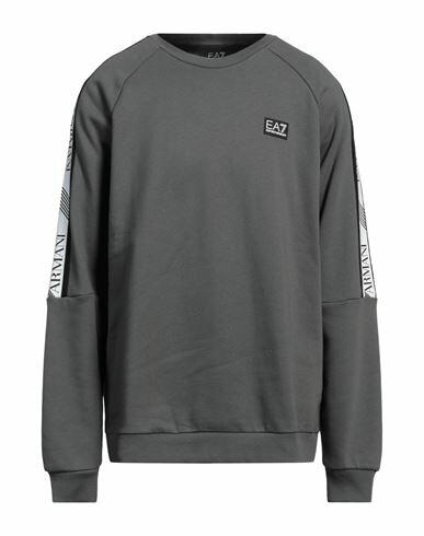 Ea7 Man Sweatshirt Grey Cotton, Polyester Cover