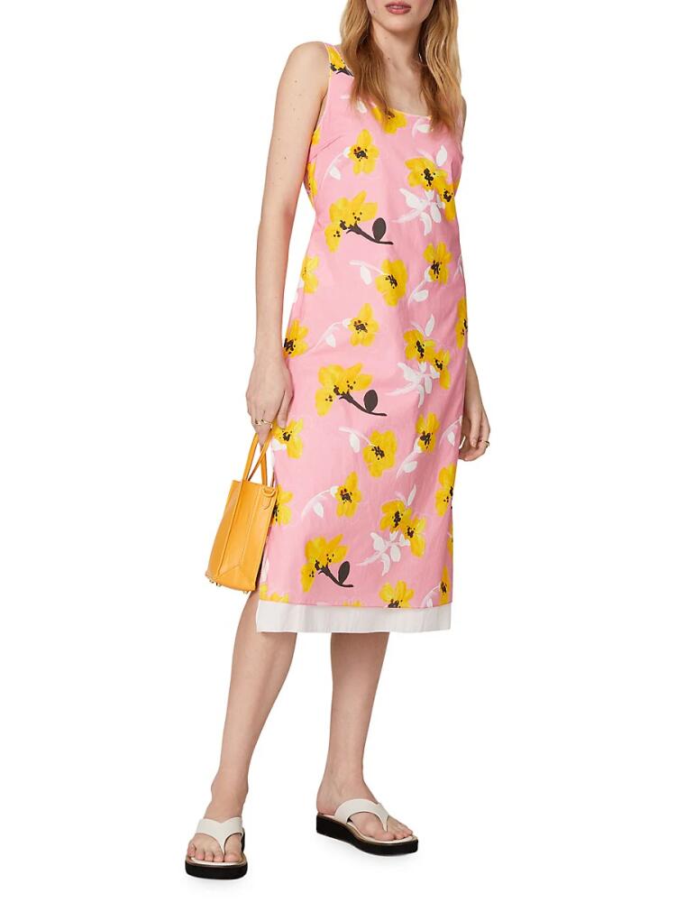 Marni Women's Floral ed Midi Dress - Pink Cover