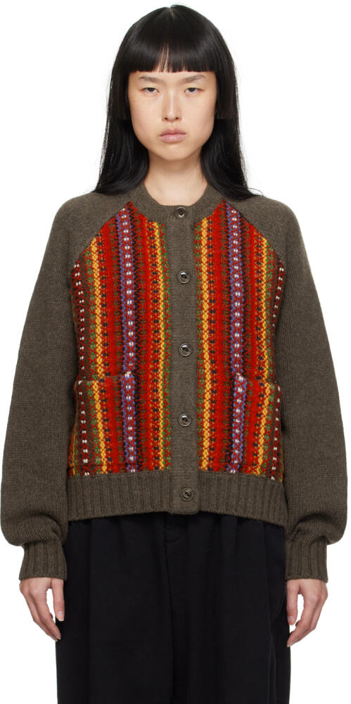 YMC Brown Atomic Cardigan Cover