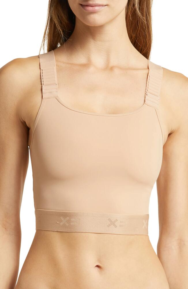 TomboyX Adjustable Compression Crop Top in Chai Cover