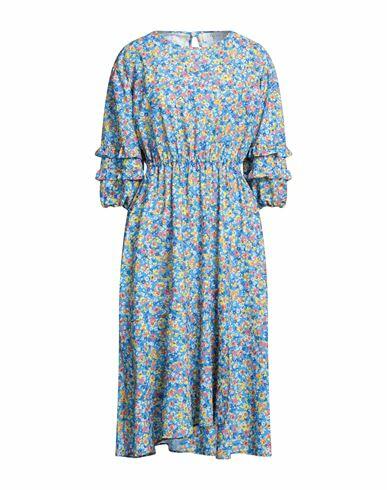 Gaëlle Paris Woman Midi dress Azure Polyester Cover