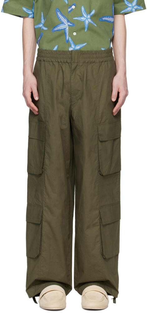 AFTER PRAY Khaki Utility Cargo Pants Cover