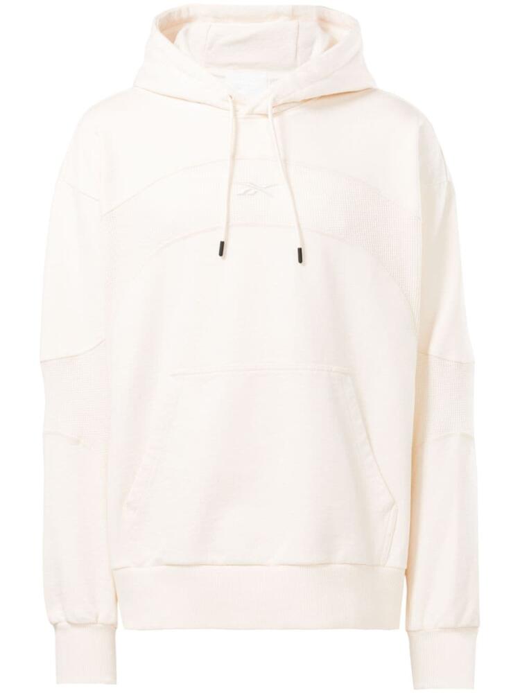 Reebok LTD panelled cotton hoodie - White Cover