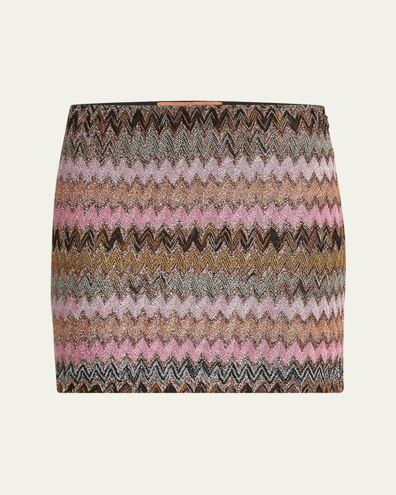 Missoni Mini Metallic Chevron Skirt Cover