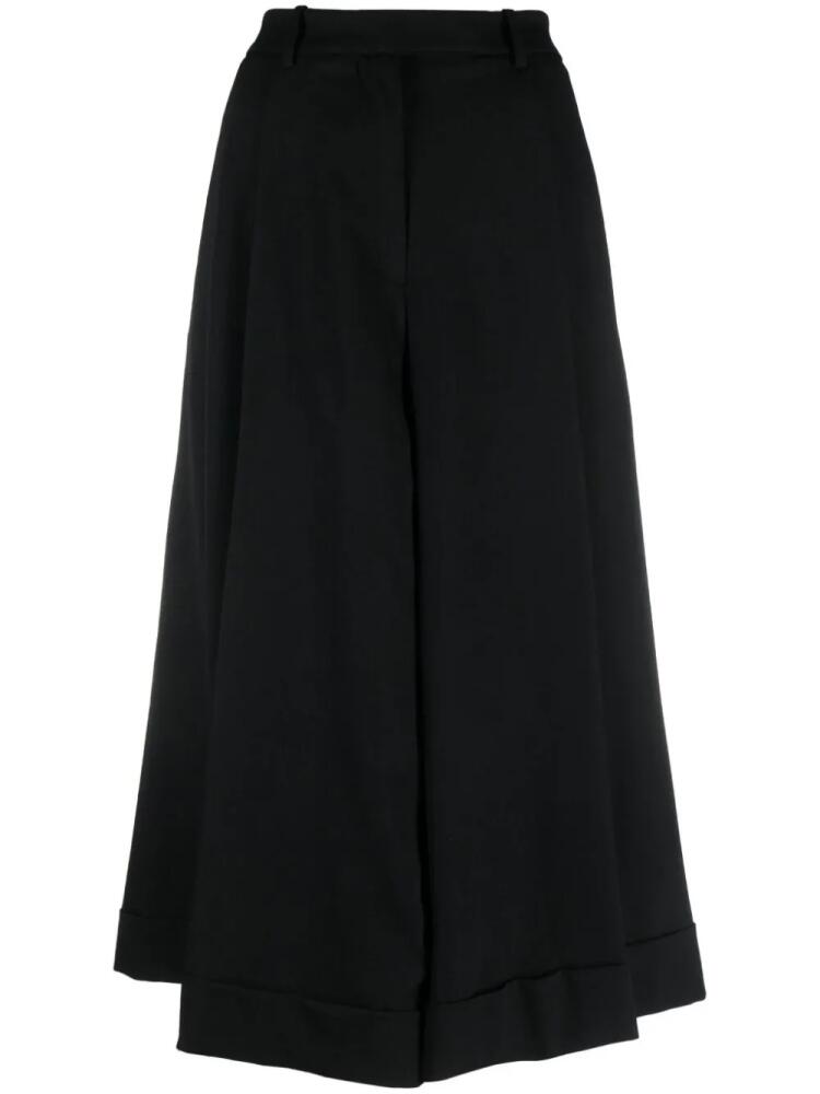 Rochas pleated wool culottes - Black Cover