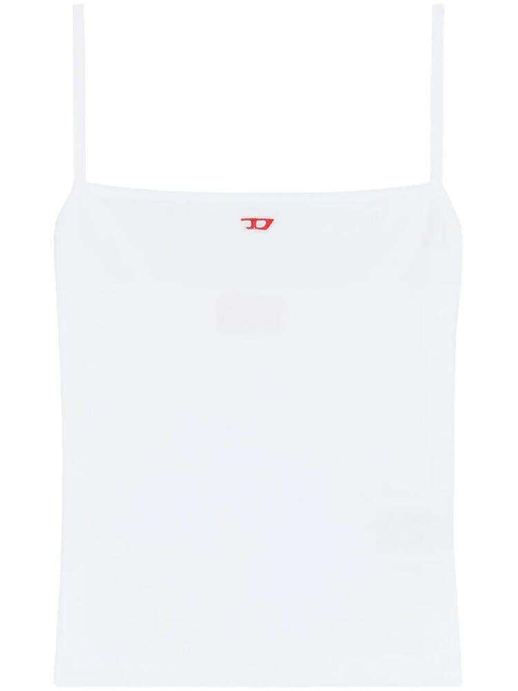 Diesel T-Hop-D logo-appliqué tank top - White Cover