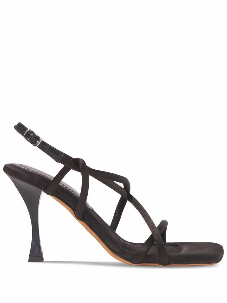 Proenza Schouler Square Strappy 90mm sandals - Black Cover