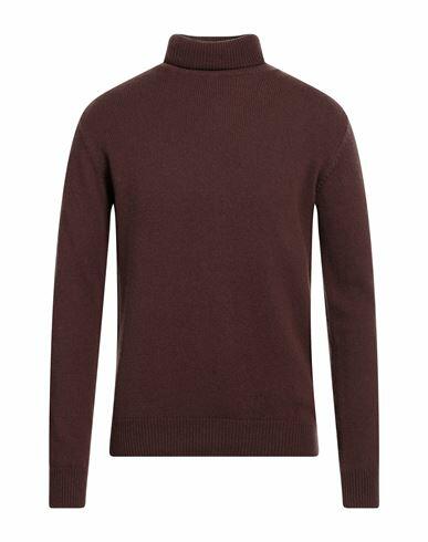 40weft Man Turtleneck Cocoa Wool, Nylon Cover