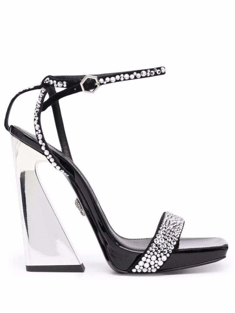 Philipp Plein stone-embellished sandals - Black Cover